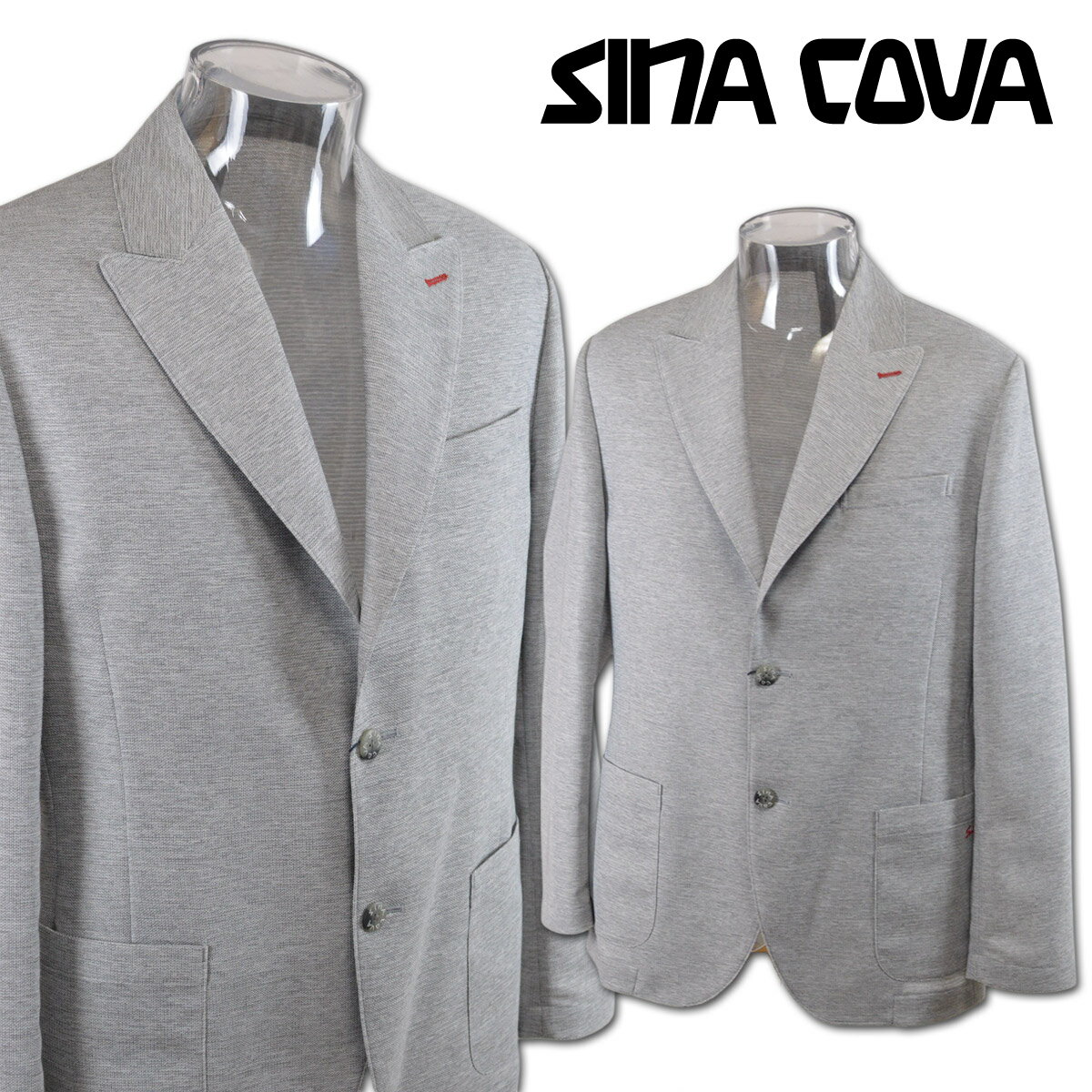 楽天ROUND OVERシナコバ ジャケット メンズ 春夏用 グレー M L 25133010-120【 あす楽 送料無料 】[ SINACOVA 長袖 テーラードジャケット スポーツ ゴルフ マリン かっこいい お洒落 sina cova プレゼント ギフト ]