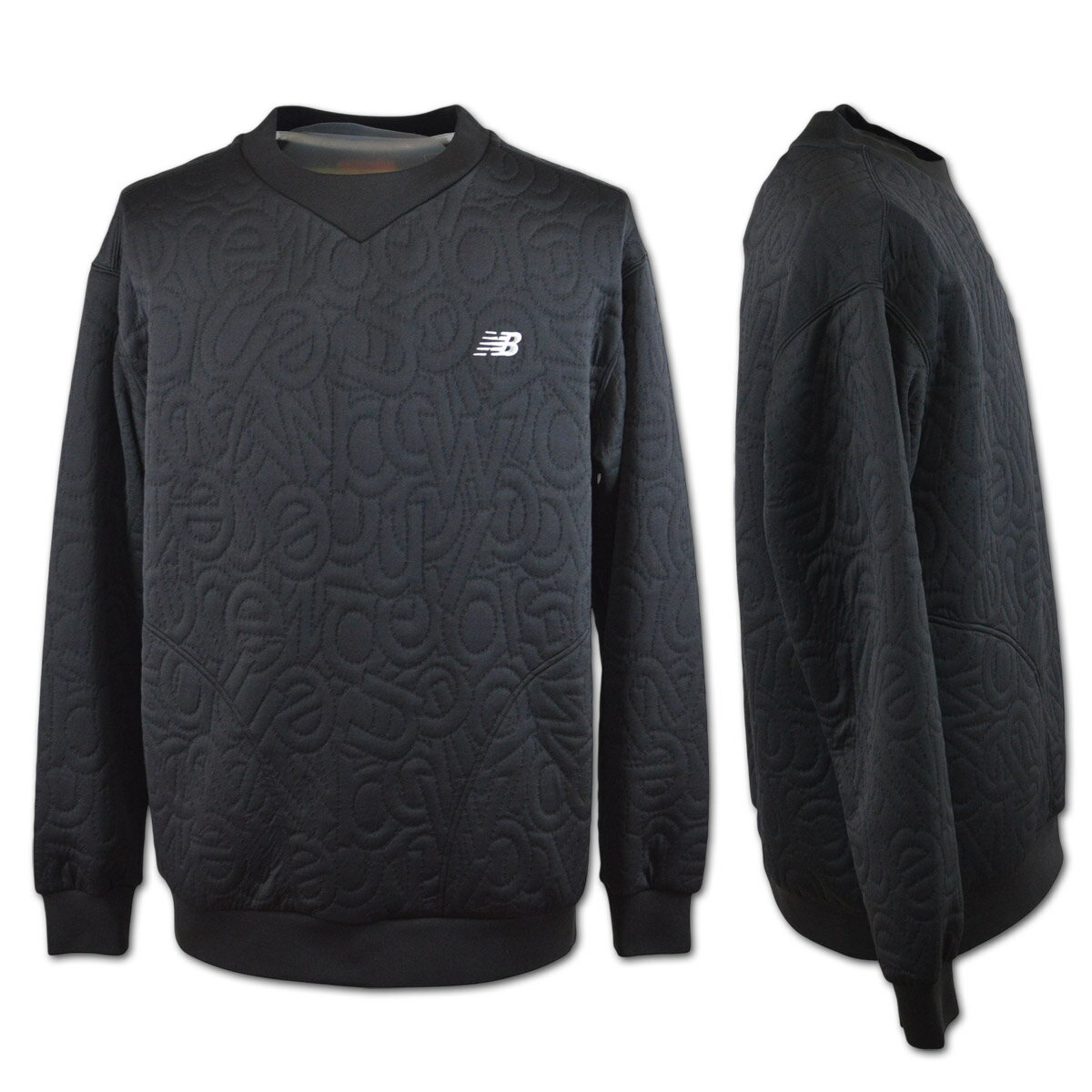 ニューバランス プルオーバー メンズ 秋冬用 白 黒 グリーン M L LL 012-5262003【 あす楽 送料無料 】[ new balance ゴルフウェア ウェア 長袖 スウェット ストレッチ かっこいい おしゃれ ギフト プレゼント ]