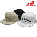 ニューバランス キャップ帽子 メンズ 白 黒 ベージュ 012-5287007【 あす楽 送料無料 】[ new balance ゴルフウェア ゴルフウェア 帽...