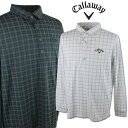キャロウェイ 長袖ポロシャツ メンズ 秋冬用 白 黒 M L LL c25233108【 あす楽 送料無料 】 [ callaway ゴルフウェア ゴルフ go...
