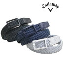 キャロウェイ ベルト メンズ 黒 紺 白 c25292100【 あす楽 送料無料 】 [ callaway ゴムメッシュベルト ゴルフウェア ゴルフ golf ...
