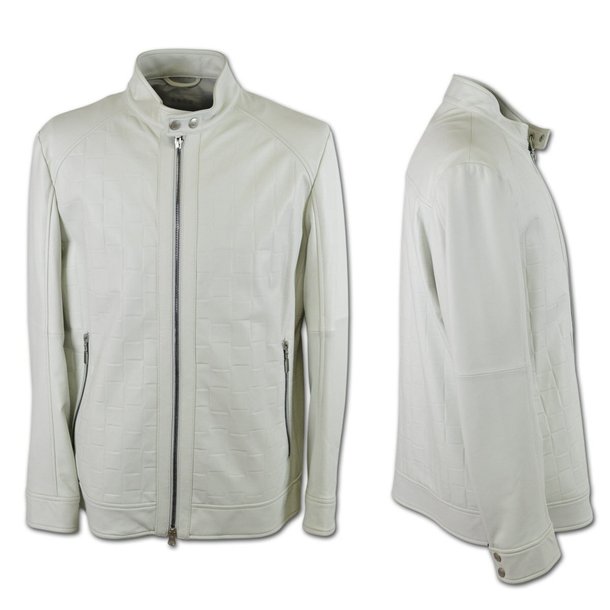 ビビコ 革ジャン メンズ 秋冬用 黒 L 45-4002-01【 あす楽 送料無料 】 [ BBCO 本革 革 レザー 羊革 レザージャケット ブルゾン ライダース 大きいサイズ 柔らかい かっこいい おしゃれ プレゼント ギフト アンジェロジャパン クリスマス アウター ]