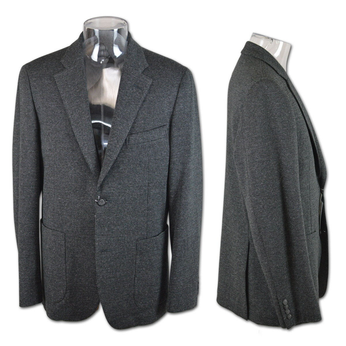 アンジェロ ジャケット メンズ 秋冬用 グレー M L 45-4102-04-37【 あす楽 送料無料 】 [ ANGELO 長袖 ジャケット テーラードジャケット ウール 大きいサイズ ゴルフ かっこいい おしゃれ ゆったり プレゼント ギフト 即納 アンジェロジャパン ]