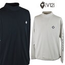 V12 プルオーバー メンズ 秋冬用 黒 ベージュ M L LL v122520mk06【 あす楽 送料無料 】[ ヴィトゥエルヴ 長袖 プルオーバー モックシ...