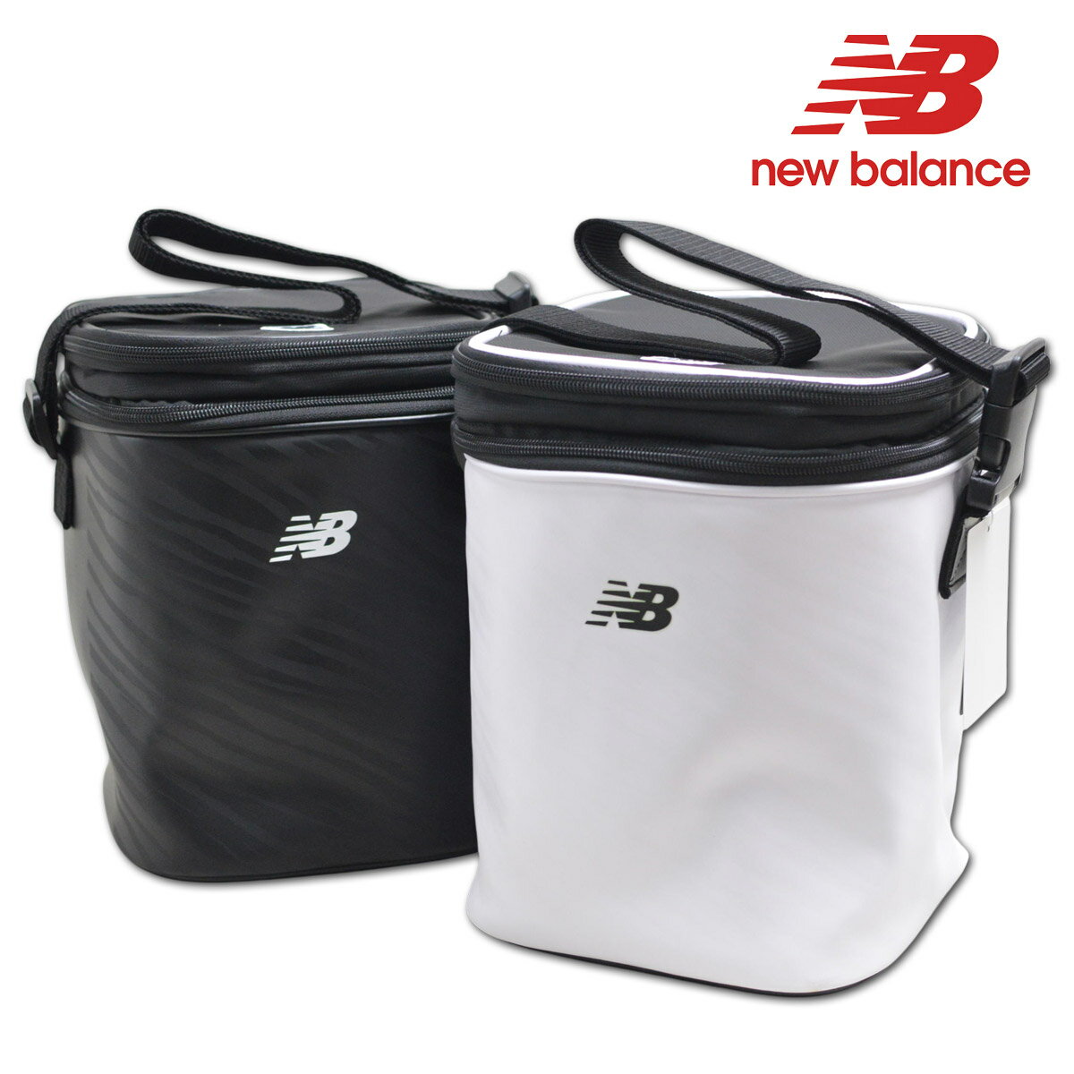 Rakuten - ニューバランス 保冷バッグ 黒 白 012-6181003【 あす楽 送料無料 】[ new balance ゴルフ バッグ クーラーバッグ ゴルフウェア スポーツ 新作 ギフト おしゃれ かっこいい golf プレゼント ]