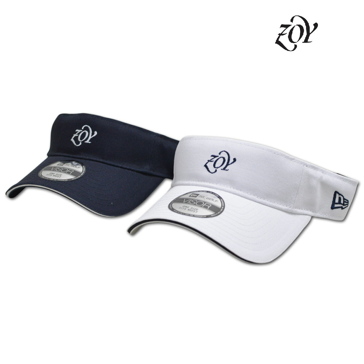 ZOY サンバイザー メンズ レディース 白 紺 071769816【 あす楽 送料無料 】[ ゾーイ ゾイ ニューエラ NEW ERA バイザー かっこいい かわいい おしゃれ golf 高級 レア プレゼント ギフト ]