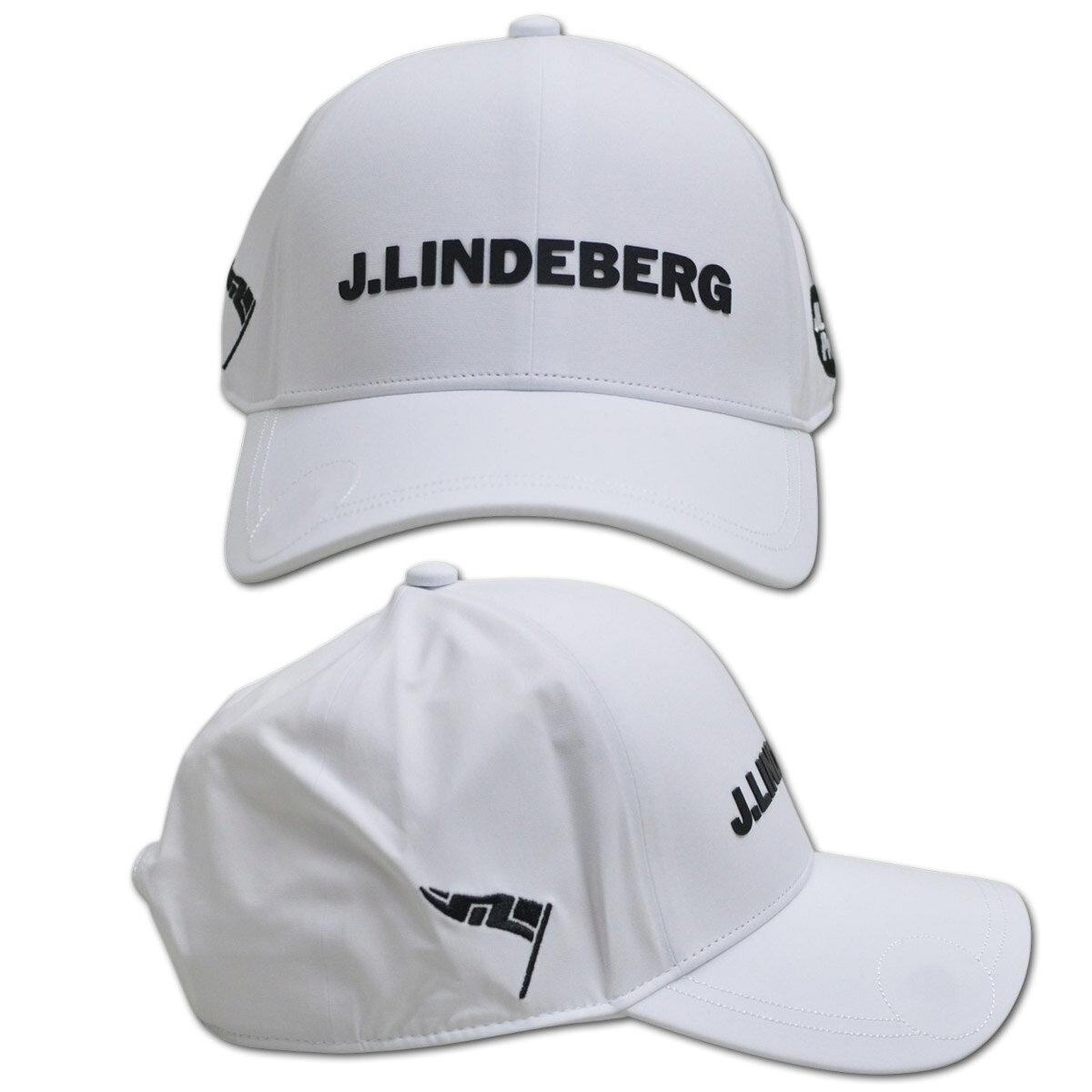 J.リンドバーグ キャップ帽子 メンズ 黒 ベージュ 白 073-55307【 あす楽 送料無料 】 [ ゴルフウェア golf ゴルフ J.LINDEBERG ジェイリンドバーグ ゴルフ キャップ 帽子 カーブキャップ かっこいい おしゃれ 新作 Jリンドバーグ 高級 レア ]