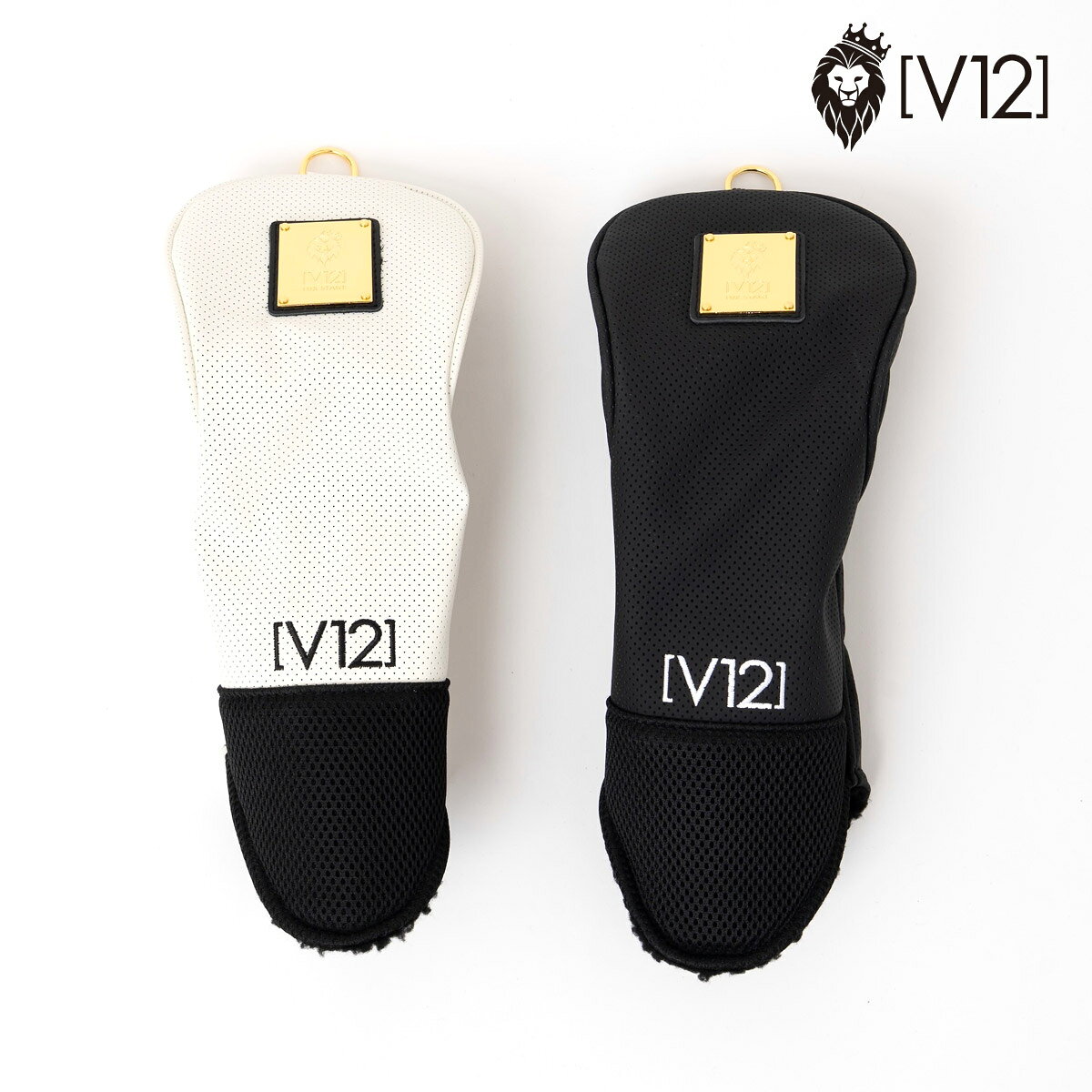■V12 ■モノトーンな配色にメタルプレートを配置したパンチングレザーヘッドカバー。 内側はボア仕様で、傷や衝撃からクラブを優しく守ります。 サイドにスリットを搭載し脱着がしやすい仕様。 汎用性の高いカラバリでどんなセットにも馴染むアイテム。 ■色柄　　BK(黒)　WH(白)　 ■素材　　ポリウレタン95％　ポリエステル5％ ■ドライバー用 ●メーカー希望小売価格はメーカー商品タグに基づいて掲載しています オススメ関連商品 オススメ関連商品 オススメ関連商品 オススメ関連商品