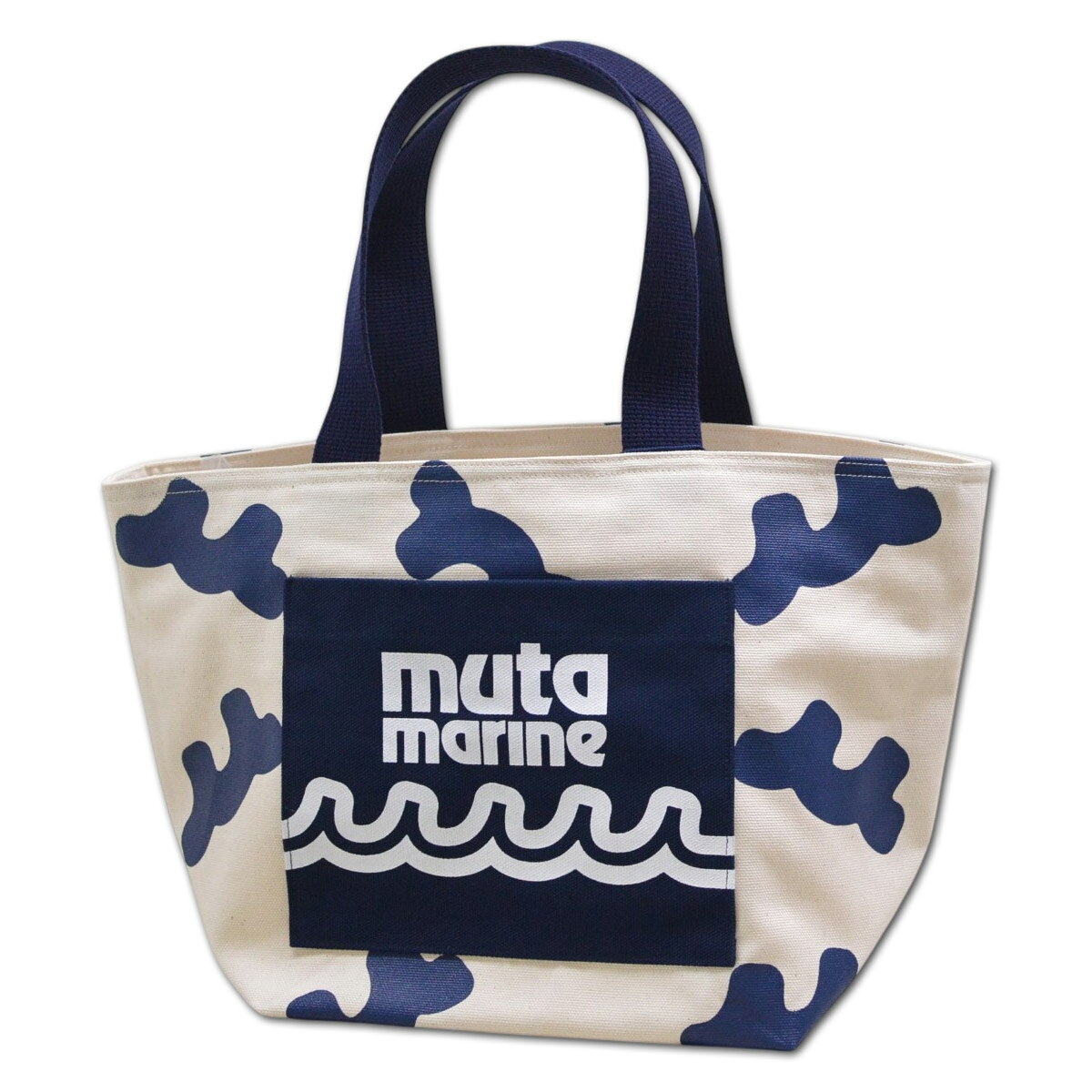 美品　muta カートバッグ ムータ マリン　ホワイトドット柄×グリーン muta（ムータ） カートバッグ ミニトート マリン marine ゴルフ メンズ
