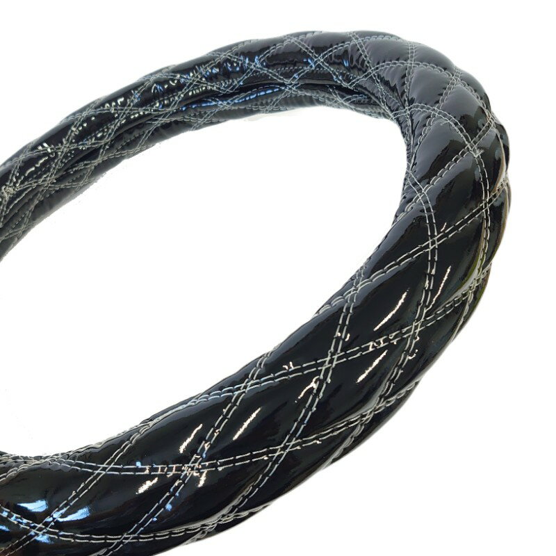 JBダブルステッチハンドルカバー黒/シルバー2HS/2L |日本ボデーパーツ工業 7727204|トラック用品 トラ..