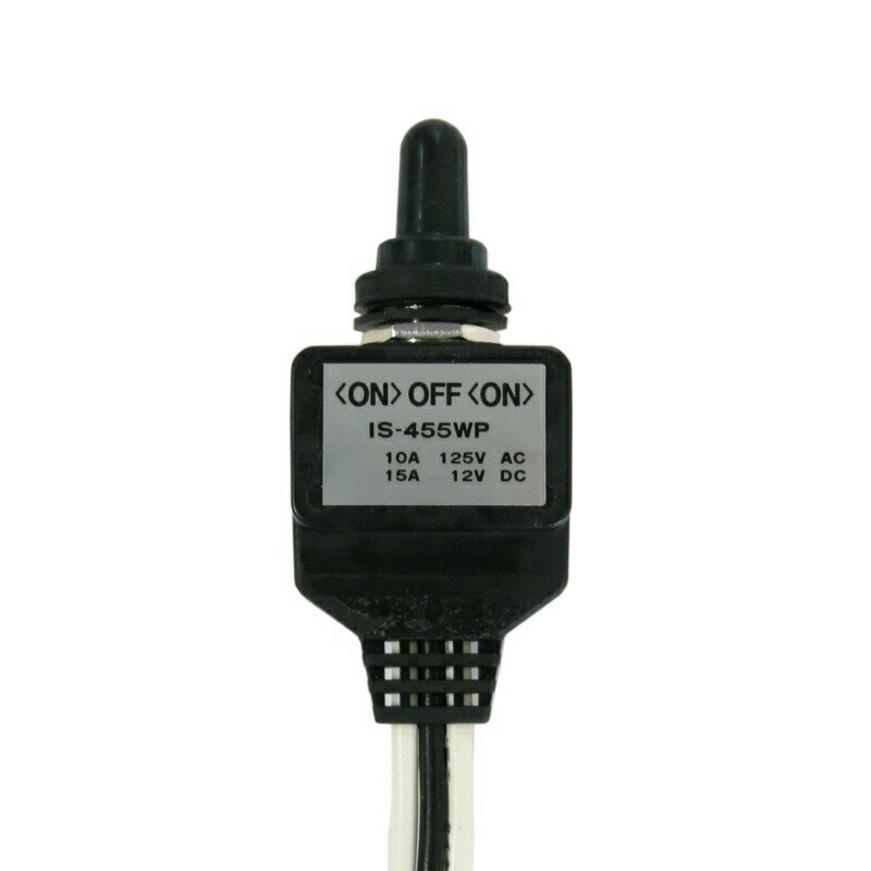 IS-455WP 防水スイッチ自動戻りタイプ(ON-OFF-ON)|トラック用品 トラック用 トラック 防水スイッチ オンオフ ON OFF ON 自動戻り 防水 トグル スイッチ 24V 12V 車 カー用品 電装 トグルスイッチ トラック用スイッチ トラック用防水スイッチのサムネイル