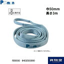 R50030パーマンポリベルト・スリング(ポリ入りかため1本巾50mm3m)|6452503000