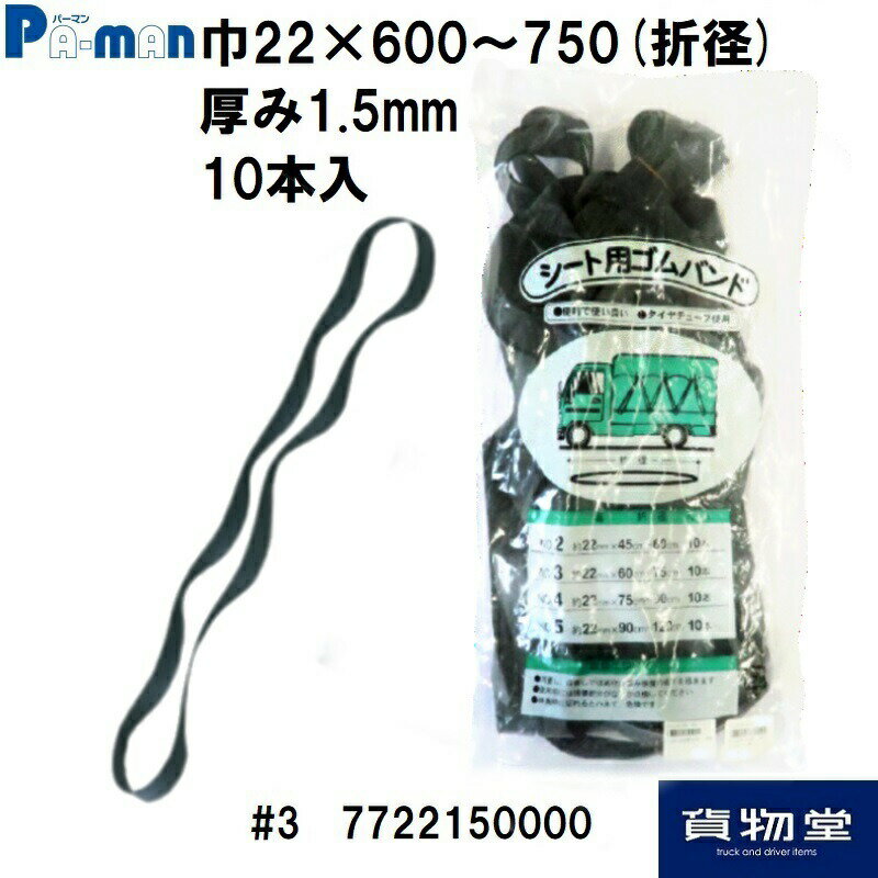 【11/15当店P5倍!エントリ最大P9倍】#3パーマンゴムタイトシートゴム(ホロ用タイヤチューブ再生品)10本..