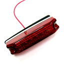 KOITO25570 POLARGフルハーフ型LED車高灯 赤レンズ/LEDレッド トラック用品 トラック用 トラック LED車高灯 ポラーグ フルハーフ LED レッド 赤 トラック用LED車高灯ランプ