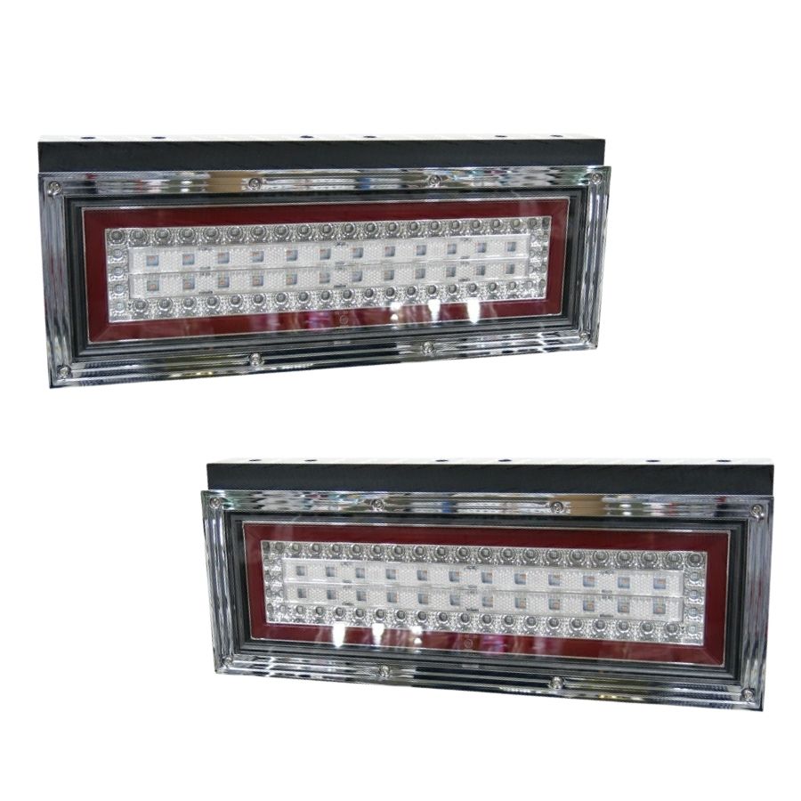 汎用 LED サイドマーカー ダウンライト付き 全5色 12V 24V 角型 マーカーランプ アンダーライト 路肩灯 外装 カスタム パーツ 普通車 軽自動車 トラック バス トレーラー キャンピングカー 【202406ss50】