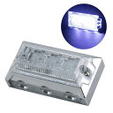 534384 LED6 2WAYフラットマーカーランプNEO 24V ホワイト|代引き不可|トラック用品 トラック用 トラック LED フラットマーカーランプ マーカーランプ 高輝度LED ダウンライト 路面 正面 下方向 明るい コンパクト 電装 電飾 JET ジェットイノウエ