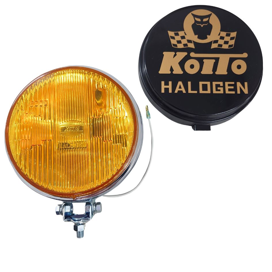 HF-161YB 丸型ハロゲンフォグランプ 黄 12V55W 黒カバー付き 0901659 KOITO トラック用品 トラック用 トラック 丸型 丸フォグ フォグランプ 明るい ハロゲン 12V H3 コイト 小糸 KOITO おすすめ 人気