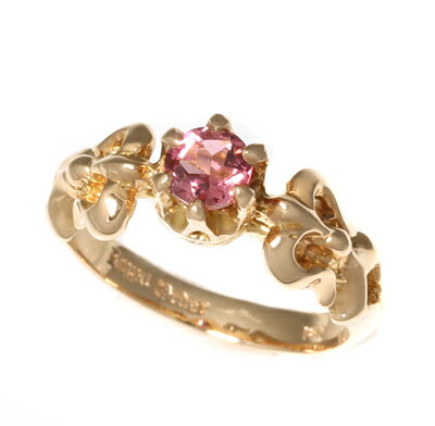 륪ڸۡڥ󥰡CELESTE (TINY VAMP)w/1 PINK TOURMALINE 18K PINKGOLD(...