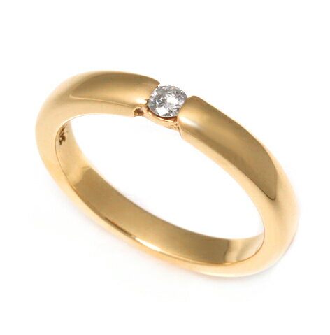륪ڸۡڥ󥰡HALO RING w/1 DIAMOND 18K PINK GOLD size7-8.5 ROYAL ORDER