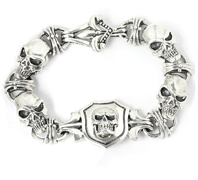 乐天商城 - ロイヤルオーダー【公式】【ブレスレット】Lucky Skull Horseshoe Bracelet 【ROYAL ORDER】