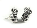 CI[ [   CO sAX TINY SKULL w CROWN w STUD(1P) CI[ [COsAX 