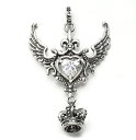 CI[ [   y g CORONET WINGED HEART W CZ  ROYAL ORDER 