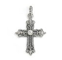 CI[_[yzyy_gzSMALL CORONATION CROSS W/ CZ yROYAL ORDERz