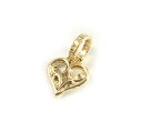 CI[ [   y g SMALL ALLEGRA HEART 18K YELLOW GOLD  ROYAL ORDER 