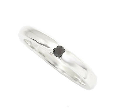 ロイヤルオーダー【公式】【リング】HALO RING w/BLACK　DIAMOND 【ROYAL ORDER】