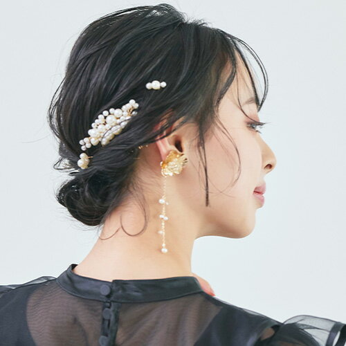 ヘアアクセサリー 髪飾り ヘッドアクセサリー ヘアピン ヘアコーム Uピン 6本セッ...