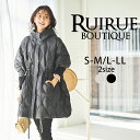 楽天RUIRUE BOUTIQUE【50％OFFバーゲン価格】ダウンコート ダウン コート ダウンジャケット キルティングアウター ポンチョ 上着 ショートダウン レディース 50代 40代 30代 ミセス 秋 冬 大きいサイズ 上品 防寒 細見え ショート丈 暖かい 黒 茶 通勤 きれいめ 即日発送 プレゼント ギフト