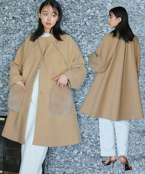 楽天市場】ファー コート Aラインの通販