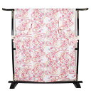 \ 20%offクーポン / 婦人用 浴衣 綿 オフホワイト 赤 黄色 桜文 菊 紅葉 桜 LY3057 新品 フリーサイズ 夏着物 レディース 6月7月8月9月シーズン 当日発送 即納 最強翌日配送 送料込み