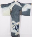 \ 20%offクーポン / 訪問着 袷 正絹 緑暈し 手描き 茶屋辻 樹木 Mサイズ ki26353 着物 レディース オールシーズン 入学式 卒業式 結婚式...