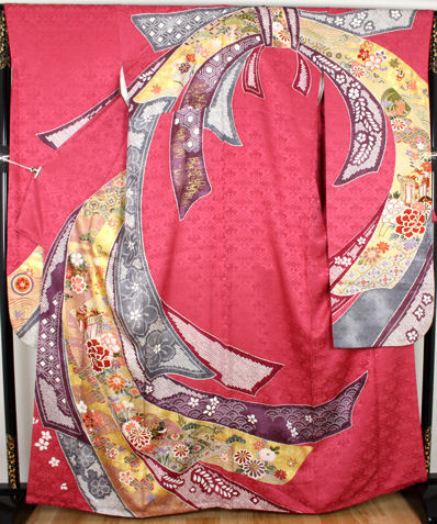 \ 20%offクーポン / 【】本振袖★正絹★熨斗束紋 ki21900【美品】 まとめ買い 在庫限り ギフト 激安 まとめ買い 在庫限り 当日発送 即納 最強...