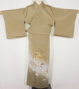 \ 敬老の日ギフト /\ 20%offクーポン / 色留袖 袷 正絹 ベージュ 緑 鶴 松竹梅 Sサイズ ki25937 着物 レディース オールシーズン 入学式 卒業式 結婚式 日本製 まとめ買い 在庫限り ギフト 激安 まとめ買い 在庫限り 当日発送 即納 最強翌日配送 送料込み