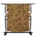 \ 20%offクーポン / 単衣 縮緬小紋 正絹 花華裂取 Sサイズ ki19251 美品 夏着物 レディース シルク 6月9月10月 シーズン 当日発送 即納 最強翌日配送 送料込み