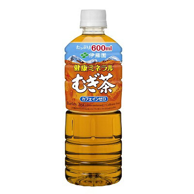 送料無料**伊藤園 健康ミネラルむぎ茶600mlペットx24本 1ケース 別途加算 北海道 九州 250円 沖縄 370円