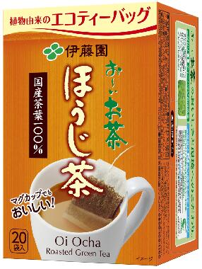 *送料無料*伊藤園お～いお茶 エコティーバッグ ほうじ茶 20袋x8個●別途加算★北海道/九州 300円 ★沖縄500円