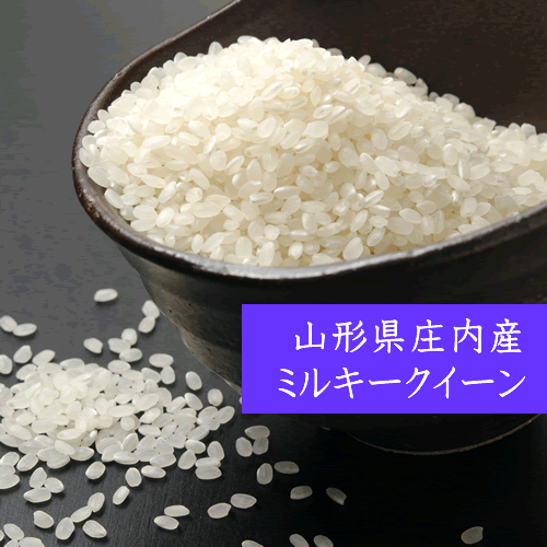 【4年産米】【送料無料】ミルキークイーン 山形県庄内産 特別栽培米 白米24kg　数量限定 24kg(小分け8kg×3袋)箱入り