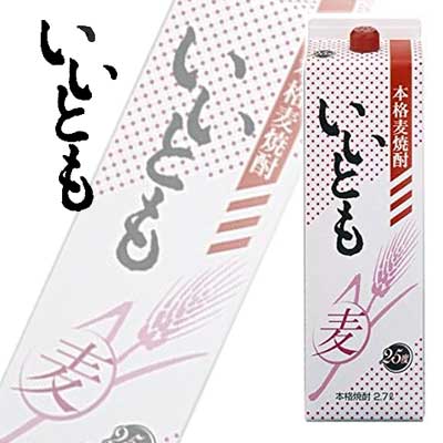 雲海酒造 麦焼酎 いいとも 25度 1800ml パック