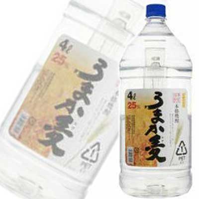 若松酒造 麦焼酎 うまか麦 25度 4000ml