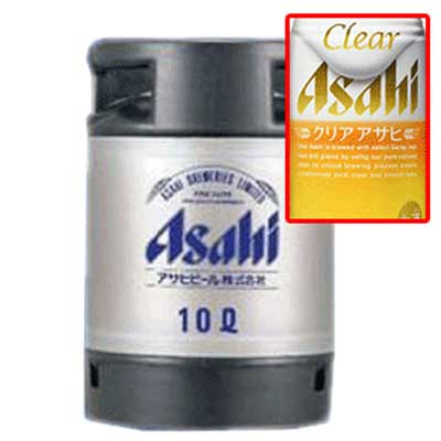 ビール類・新ジャンル アサヒ クリアアサヒ 生樽 10L（業務用）送料無料 N