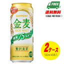 サントリー 金麦 糖質75 オフ 500ml×48本（2ケース） ビール類 新ジャンル 送料無料 N