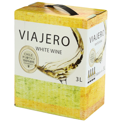 チリワイン VIAJERO ヴィアヘロ 白 3L (3000ml)