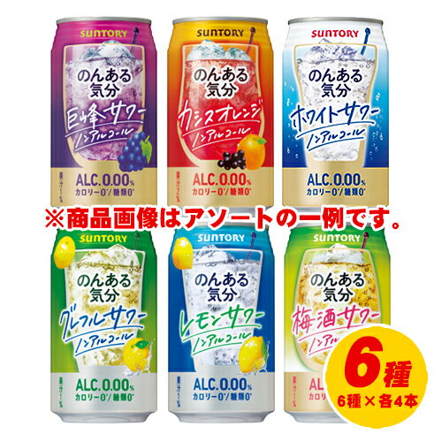 サントリー のんある気分 6種 飲み比べ（バラエティ） 6種×各4本 350ml N 1