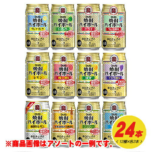 タカラ 焼酎ハイボール 12種 飲み比べ(バラエティ) 350ml 12種×各2本 1ケース チューハイ