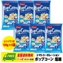 トマトコーポレーション レンジで簡単 ポップコーン 塩味 100g × 6袋 メール便 代引・配達日時指定不可