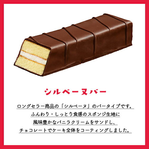 ブルボン シルベーヌバー シルベーヌ バータイプ 40g×9本 スイーツバー チョコレートケーキ メール便 代引・配達日時指定不可 2