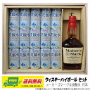 オリジナル ギフト ウイスキー(メーカーズマーク)ハイボールセット 送料無料 敬老の日 プレゼント 御祝 内祝 誕生日